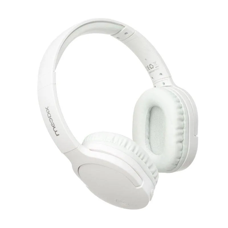 Auricolari Moodix KO23BT1100W wireless Bluetooth con microfono, controllo volume, bianchi - immagine 1
