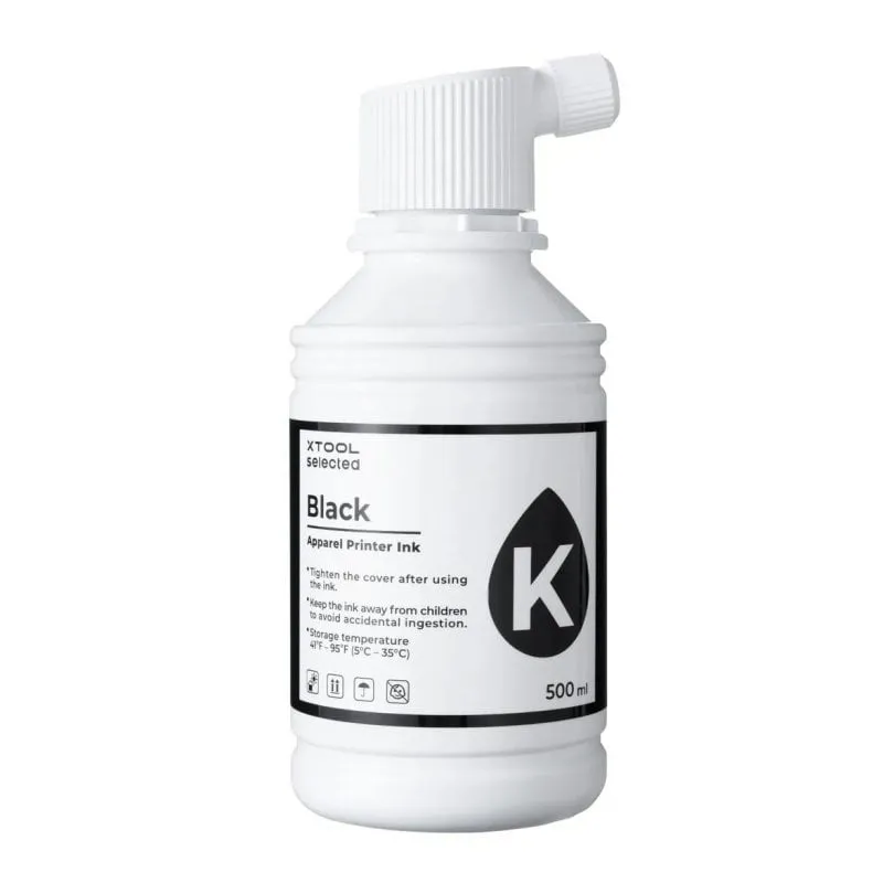 Cartuccia di inchiostro XTool P5020890 nero 500 ml per stampanti tessili - immagine 1