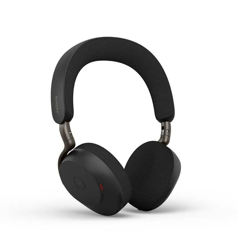 Auricolari Jabra Evolve3 75 wireless Bluetooth con Cancellazione Rumore, Microfono IA, uso professionale, neri - immagine 1