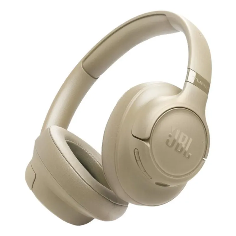 Auricolari JBL Tune 730BT wireless Bluetooth per chiamate e musica, pieghevoli beige - immagine 1