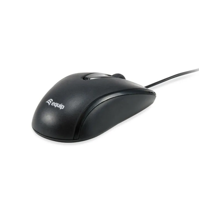 Ratón Equip 245116 USB Tipo C 1200 DPI Nero Ambidestro Plug and Play - immagine 1