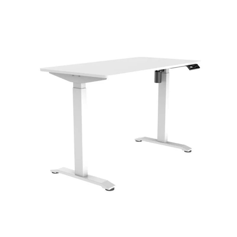Scrivania Urban Factory EED25UF elettrica bianca regolabile 770x520 mm - immagine 1