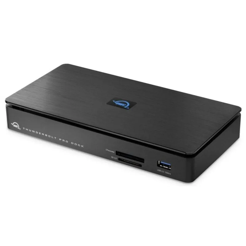 Dock Thunderbolt OWC OWCTB3DKPRO 85W USB-C 10GBASE-T Alluminio Nero - immagine 1
