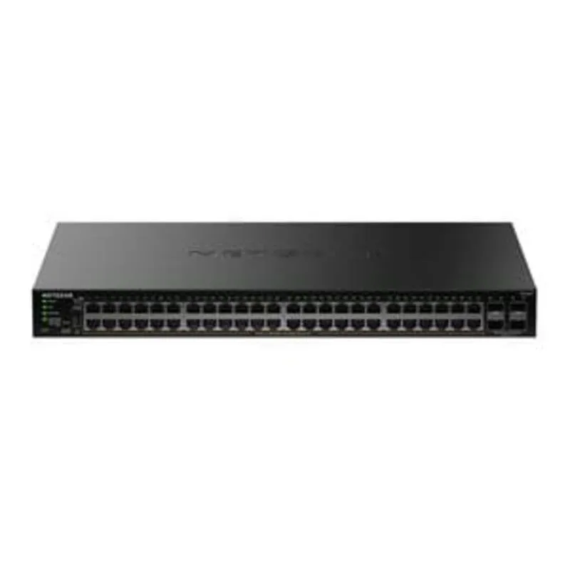 Switch Netgear GS348TP 48 porte Gigabit PoE+ 4 SFP rackabile - immagine 1