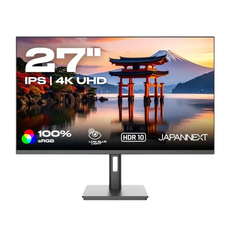 Monitor PC JAPANNEXT JN-IPS2709UHDR 27" UltraHD 4K 60Hz IPS HDR 8ms G-Sync FreeSync - immagine 1