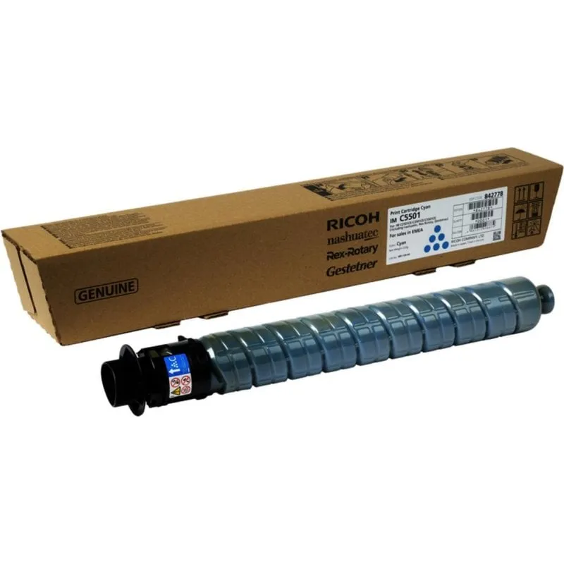 Toner Ricoh 842778 Ciano Originale Alta Capacità 11000 pagine - immagine 1