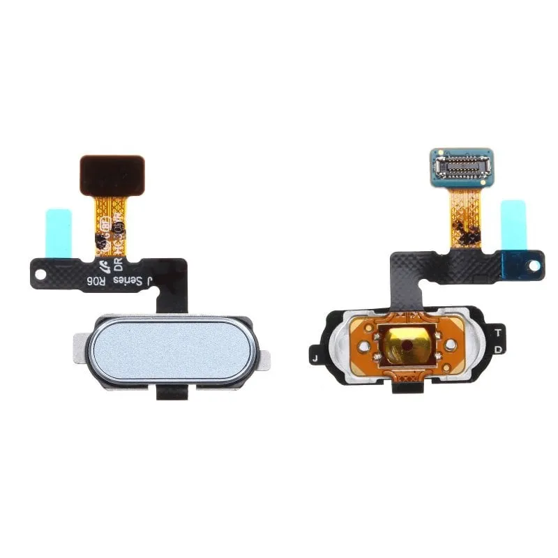 Sostituzione del pulsante Home blu argento Samsung J7 2017 J730 J730f - immagine 1