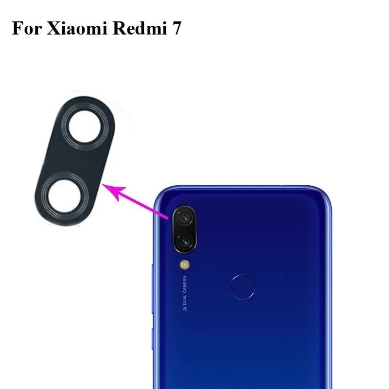 Vetro di ricambio per obiettivo della fotocamera Xiaomi Redmi 7 - immagine 1