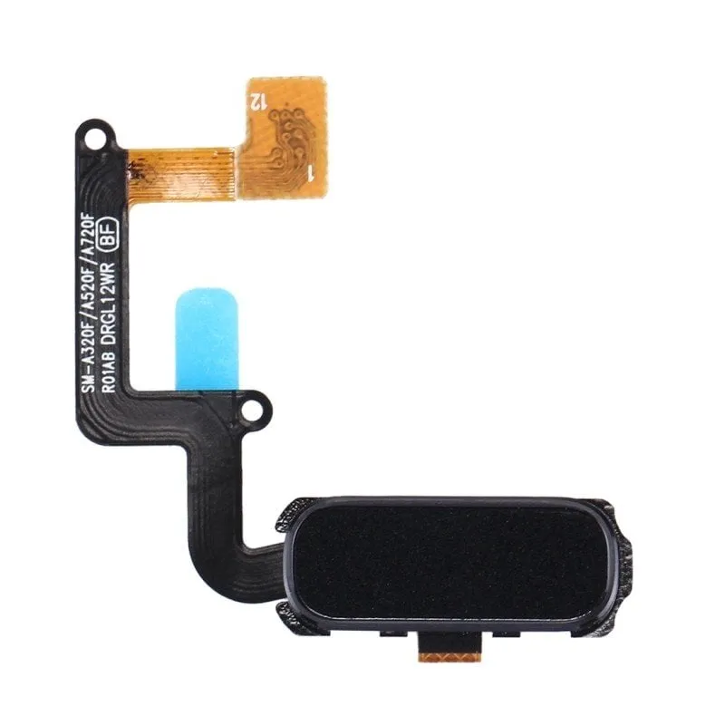 Parte di ricambio originale del pulsante Home nero per Samsung A520 - immagine 1