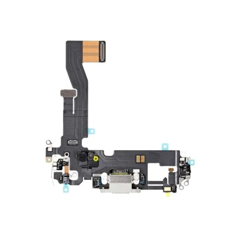 Cavo flessibile per connettore di ricarica per iPhone 12 Pro, bianco, ricambio - immagine 1
