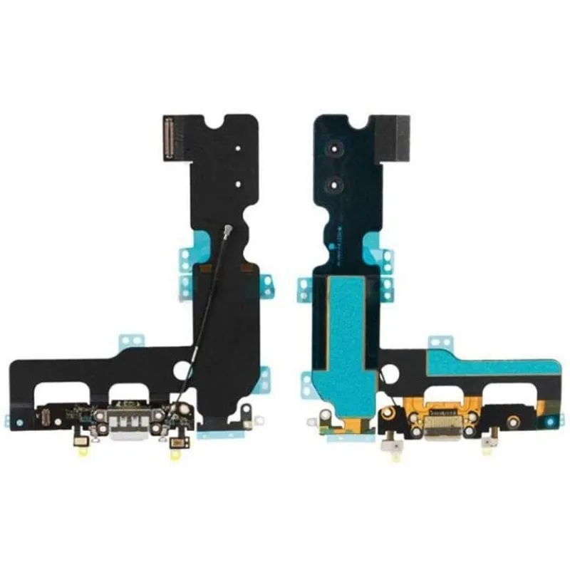 Connettore di ricarica flessibile di ricambio originale usato per iPhone 7 nero - immagine 1