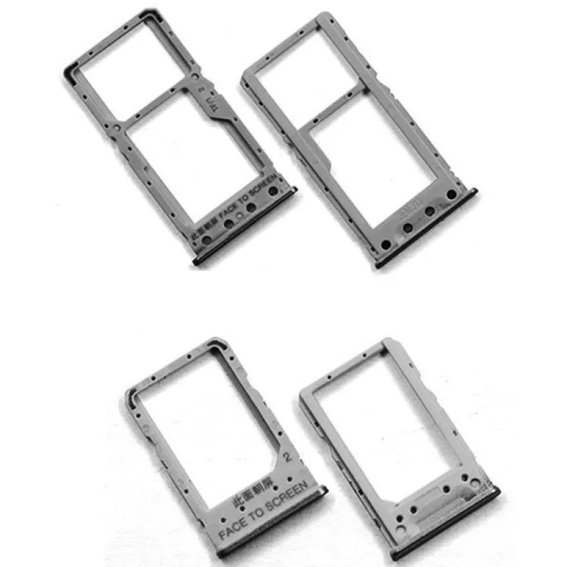 Supporto per scheda SIM sostitutivo nero per Xiaomi Redmi 6a - immagine 1