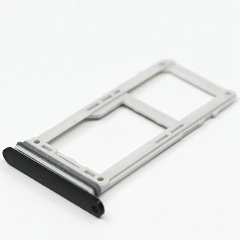 Supporto per scheda SIM doppia per Samsung Galaxy S8 Plus, nero, di ricambio - immagine 1