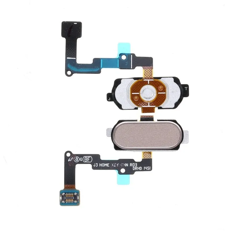 Sostituzione del pulsante Home dorato Samsung J3 2017 J330 Sm-j330f - immagine 1