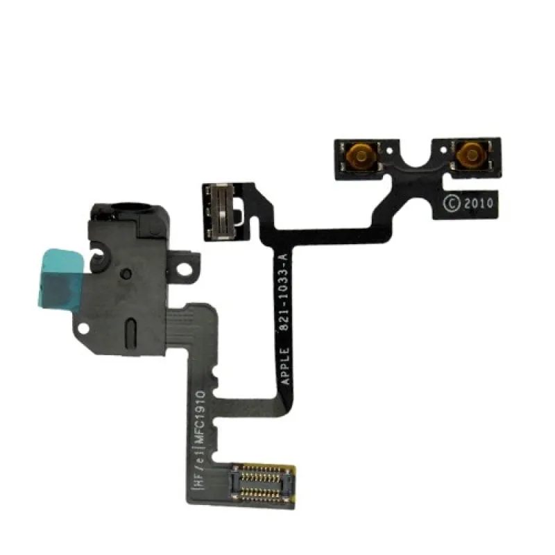 Cavo flessibile connettore audio jack da 3,5 mm per sostituzione iPhone 4 4G - immagine 1