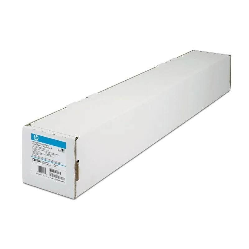 Carta plotter HP Q1445A opaca 90 g/m² 59,4 cm x 45,7 m bianca - immagine 1