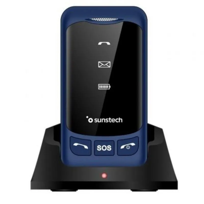 Telefono Sunstech CELT25 Blu Dual SIM 4G SOS Base di Ricarica - immagine 1