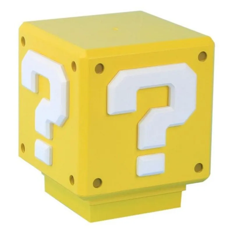 Lampada Paladone PP3428NNV4ID LED Blocco Super Mario Suono Touch Portatile - immagine 1