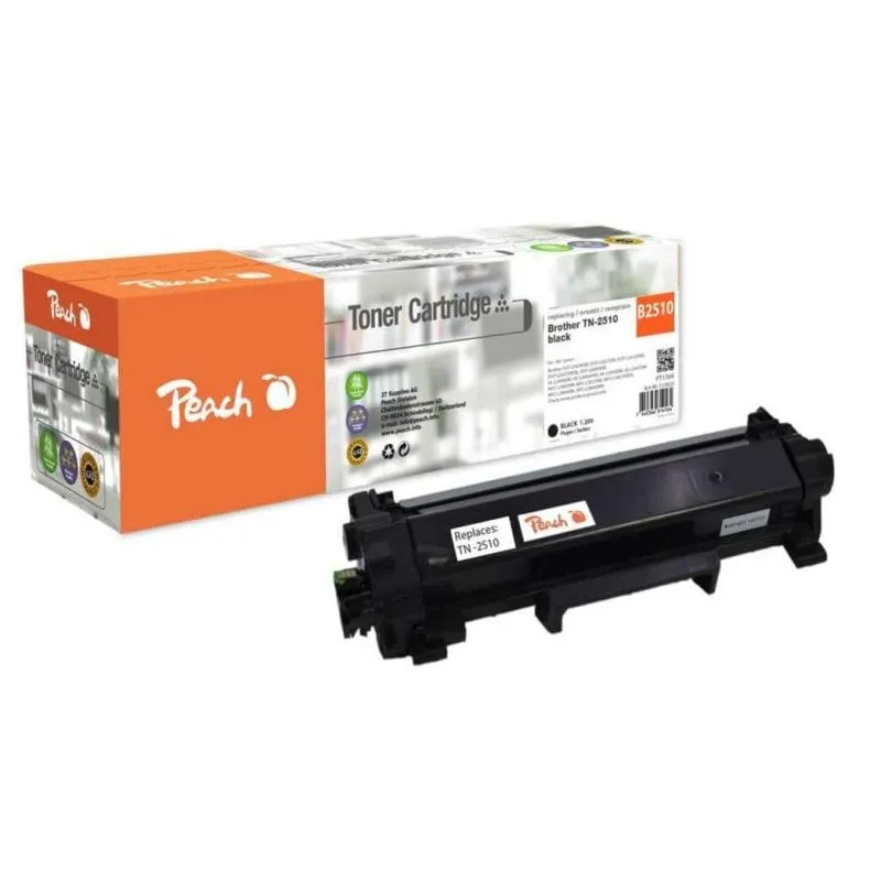 Cartuccia toner Peach PT1366 Nero Compatibile Brother 1200 pagine - immagine 1