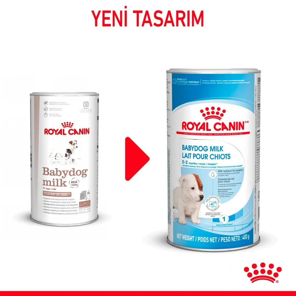 Royal Canin Babydog Milk | 4 x 100 g | Latte in polvere per cuccioli | Per il supporto digestivo | Contenuto di lattosio adeguato | Proteine altamente digeribili - immagine 3