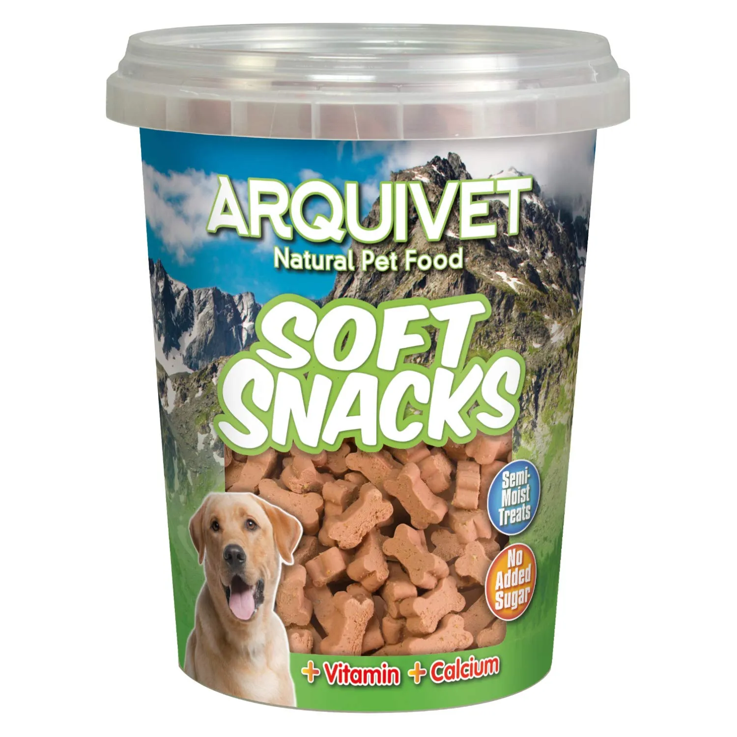 ARQUIVET Soft Snacks - Ossi piccoli di salmone - 300 gr - Snack per cani a forma di osso piccoli - Snack per cani - Alimento complementare - immagine 1