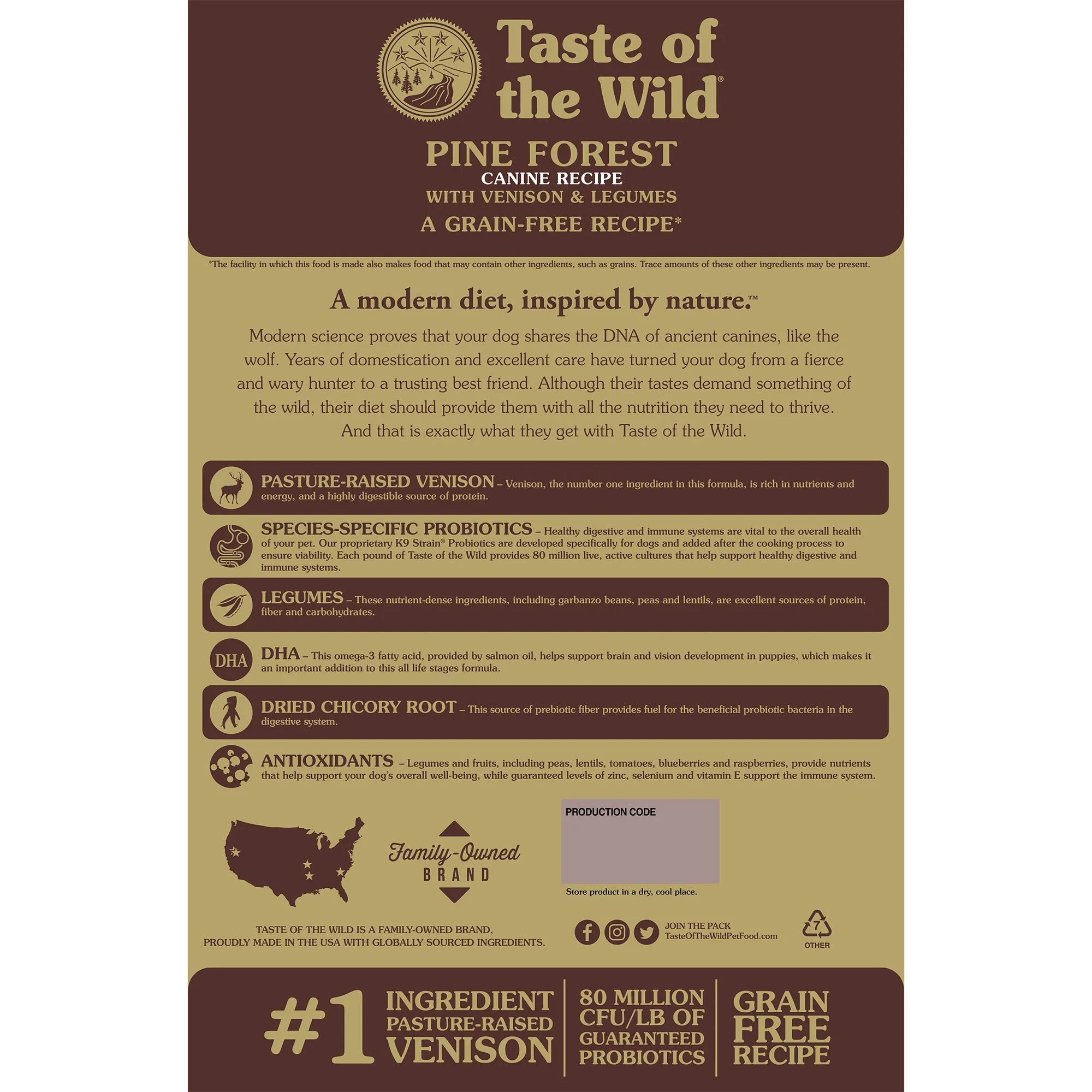 Taste Of The Wild Pine Forest Canine - 2 kg - immagine 2