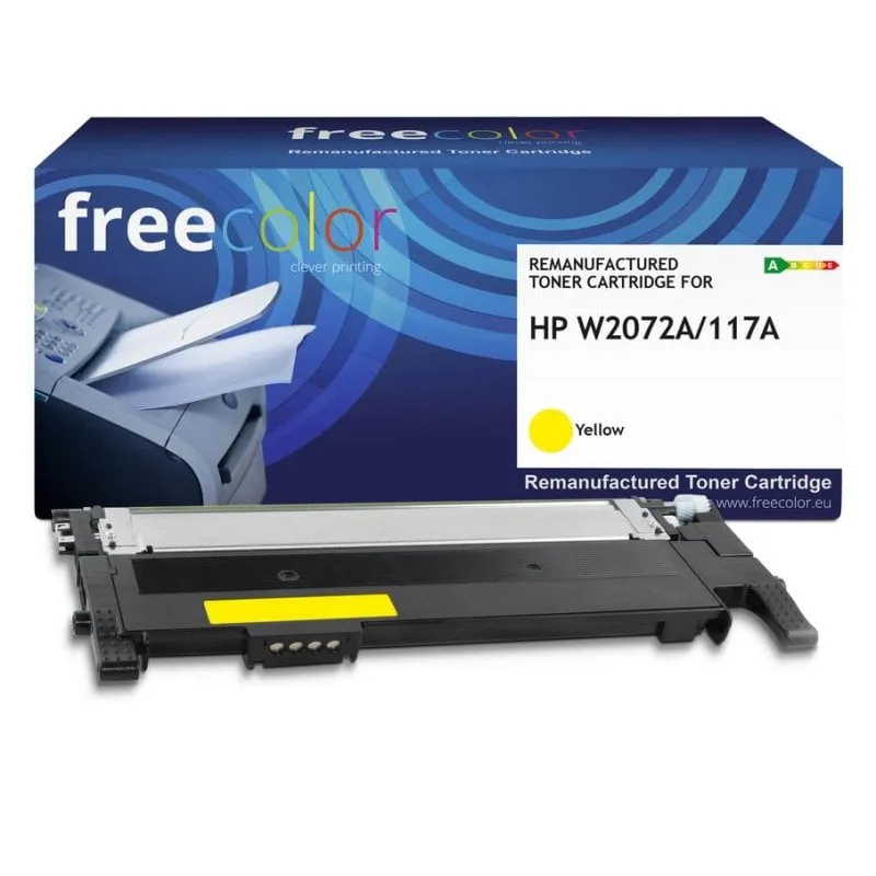Cartuccia toner Freecolor K18864F7 Giallo compatibile HP 700 pagine - immagine 1