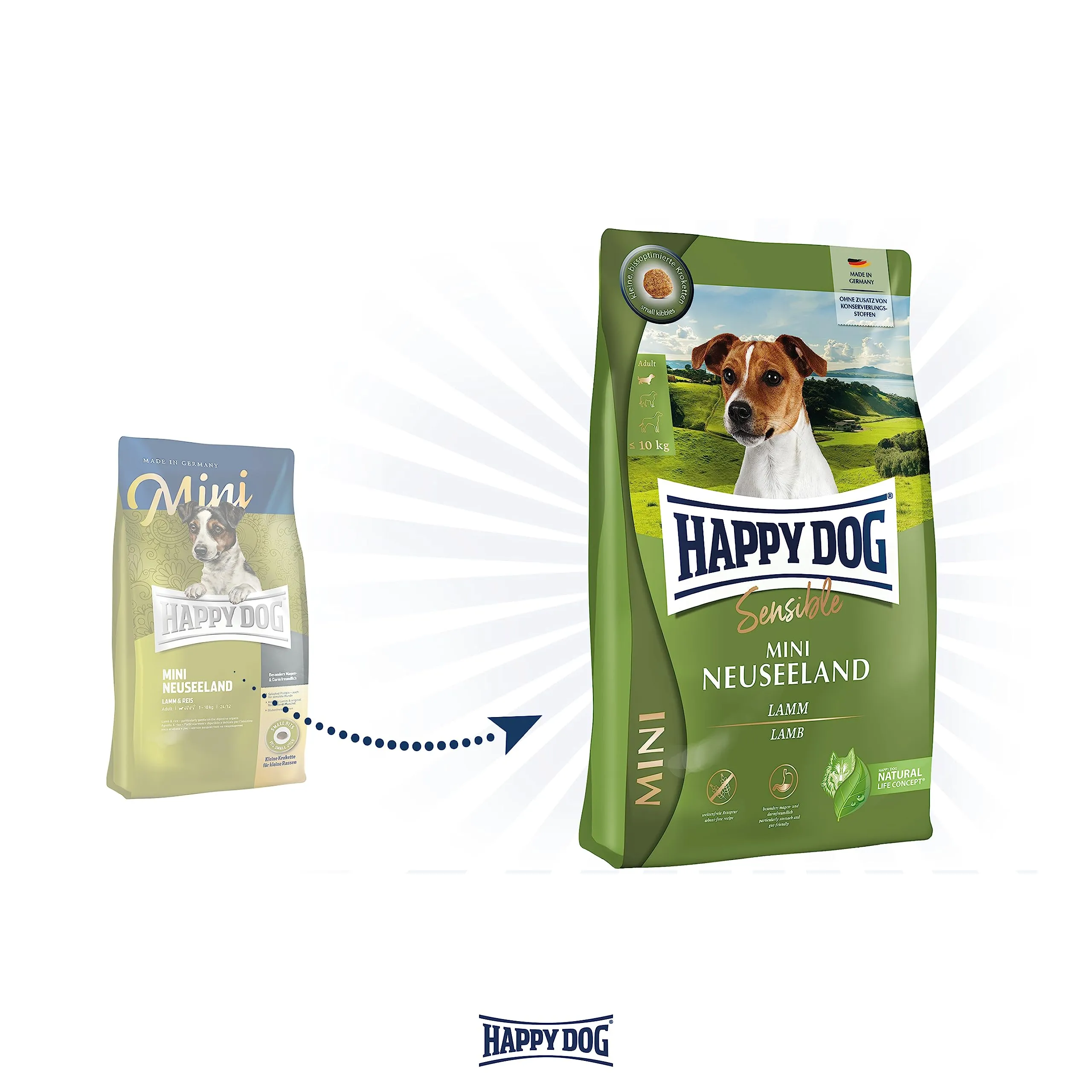 Happy Dog Sensible Mini Nuova Zelanda 10 kg - immagine 2