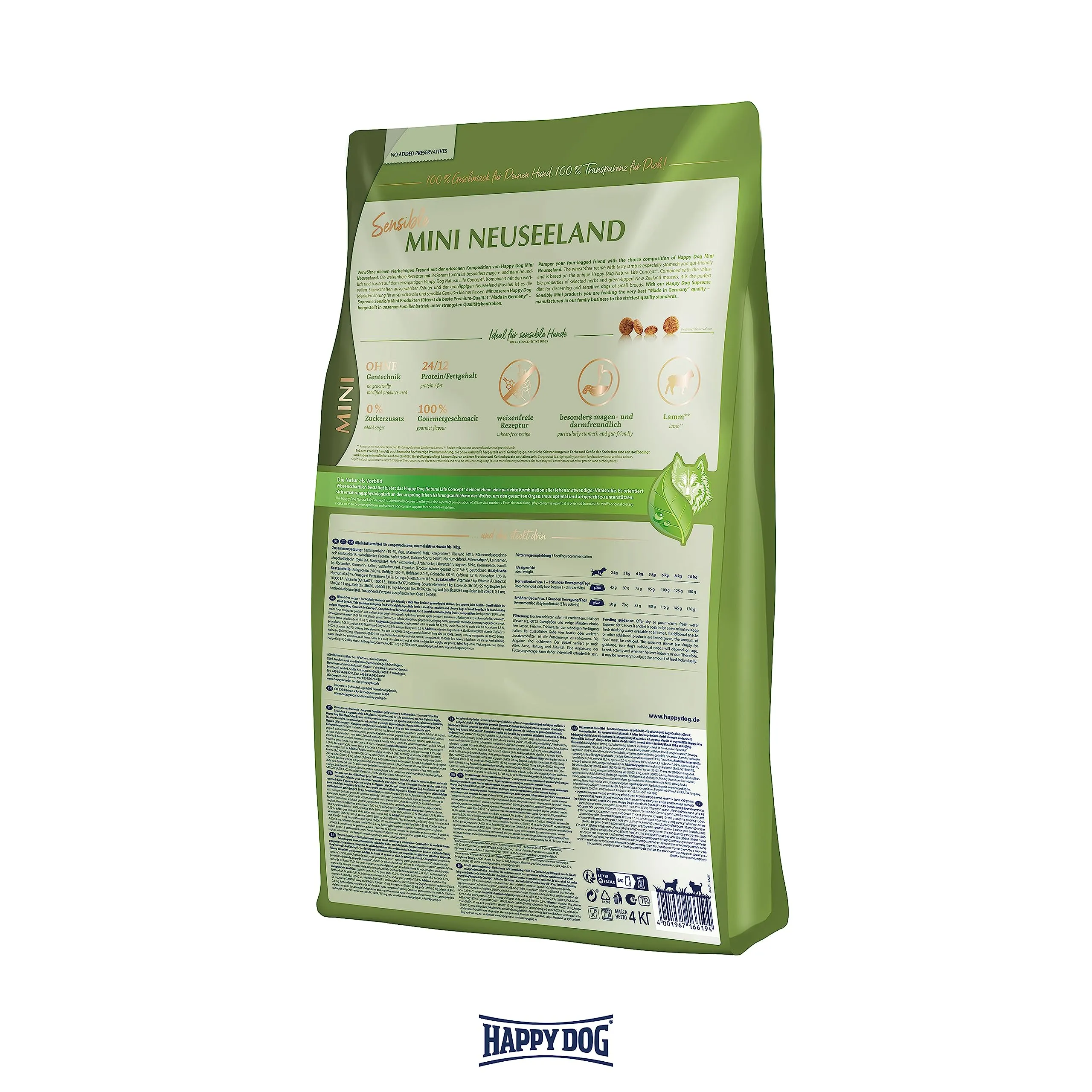 Happy Dog Sensible Mini Nuova Zelanda 10 kg - immagine 4