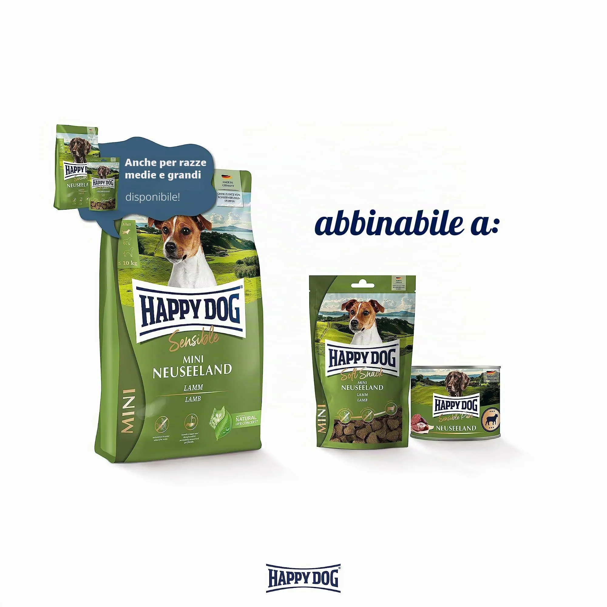 Happy Dog Sensible Mini Nuova Zelanda 10 kg - immagine 5