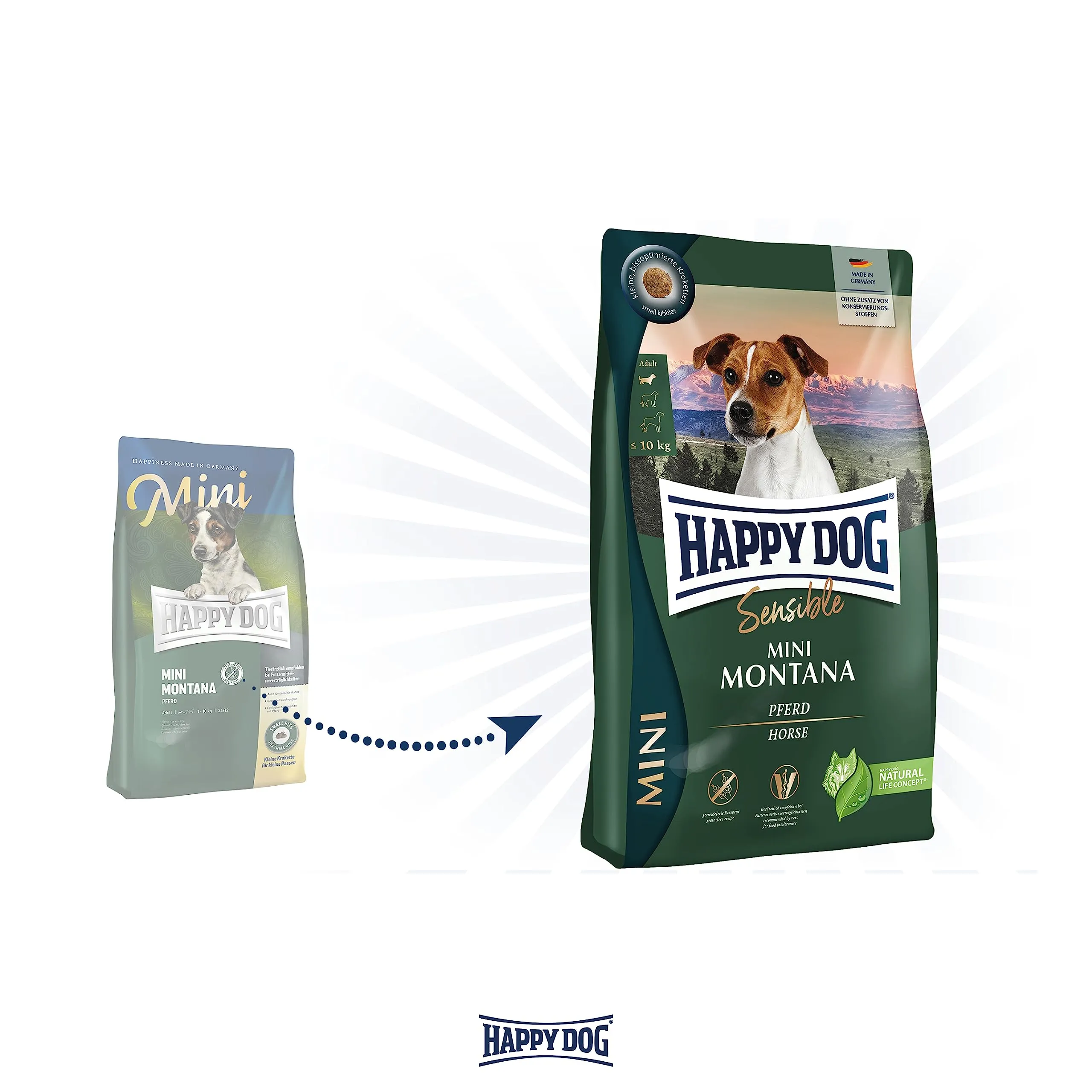 Happy Dog Sensible Mini Montana 4 kg - immagine 2