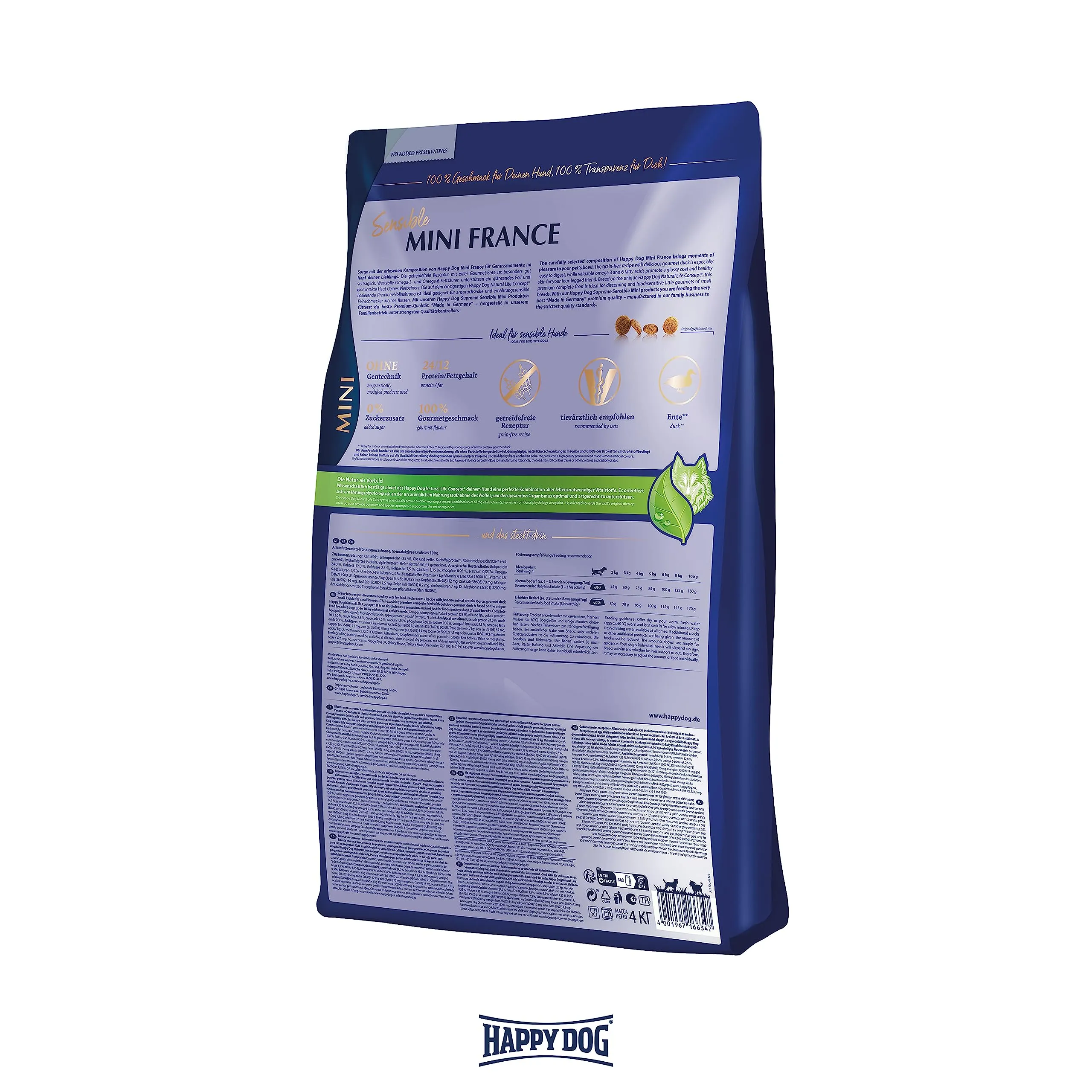 Happy Dog Sensible Mini France 4 kg - immagine 4