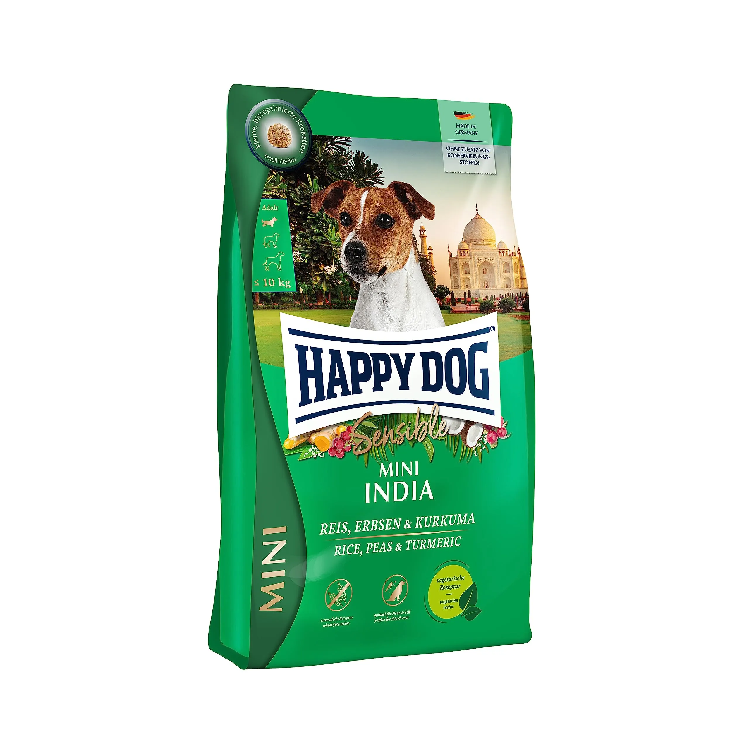 Happy Dog Sensible Mini India Vegetariano, 4 kg - immagine 1