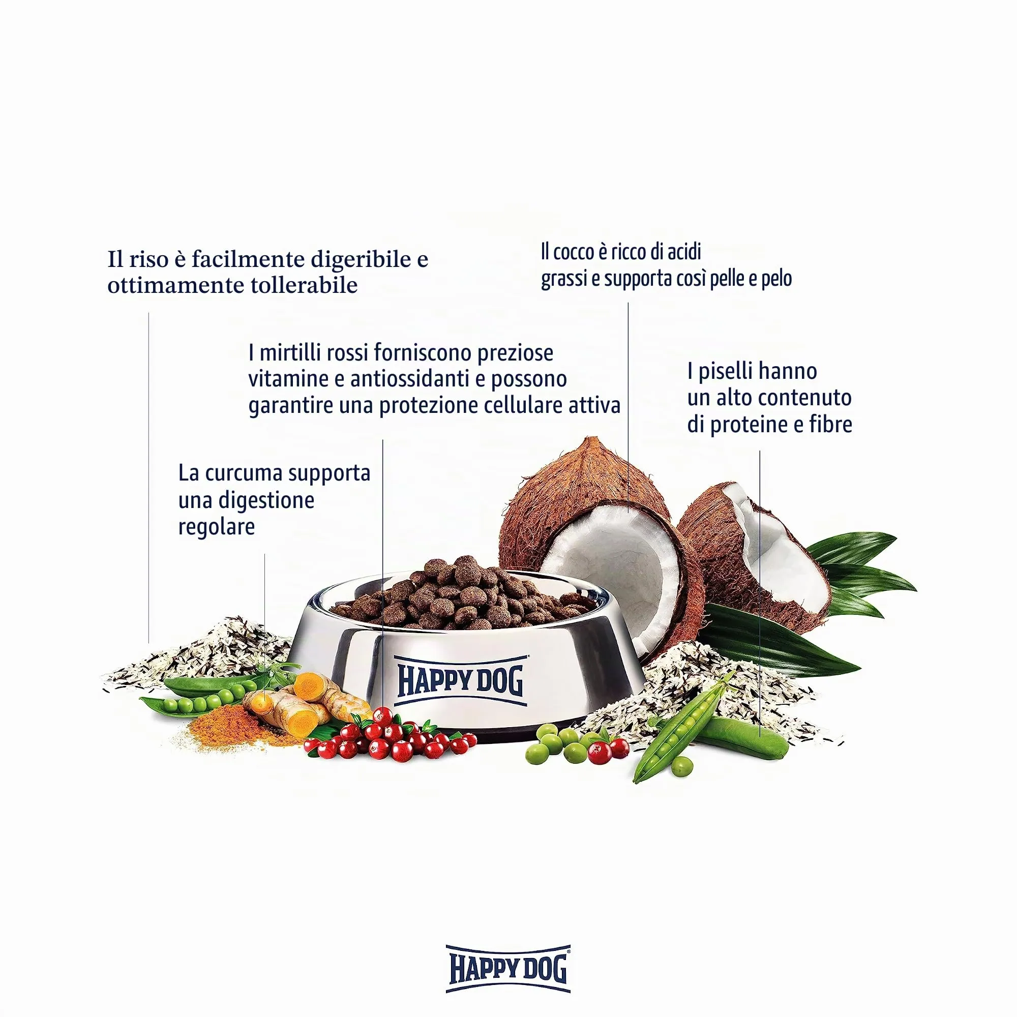 Happy Dog Sensible Mini India Vegetariano, 4 kg - immagine 7