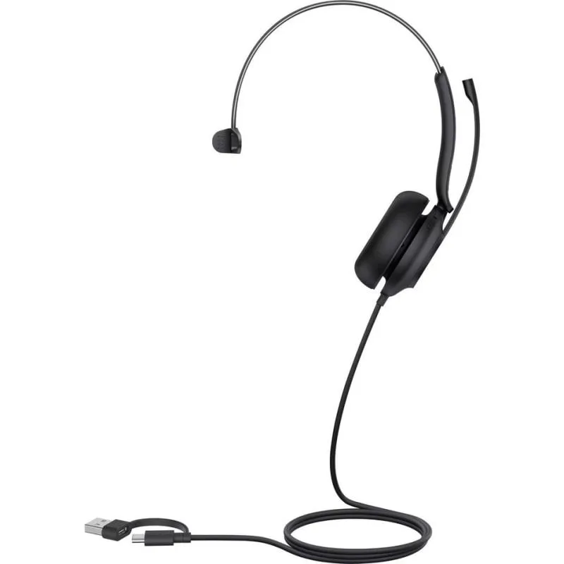 Auricolare Yealink UH35 Mono con cavo USB-A/USB-C ottimizzato Teams per ufficio - immagine 1