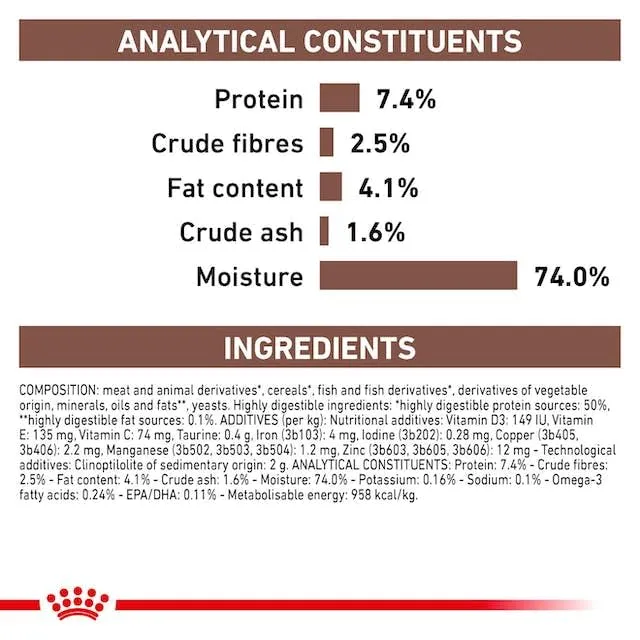 Royal Canin Veterinary Gastrointestinal High Fibre Mousse | 12 x 200 g | Mangime completo dietetico per cani adulti | Per favorire una sana digestione | Con fibre alimentari - immagine 7