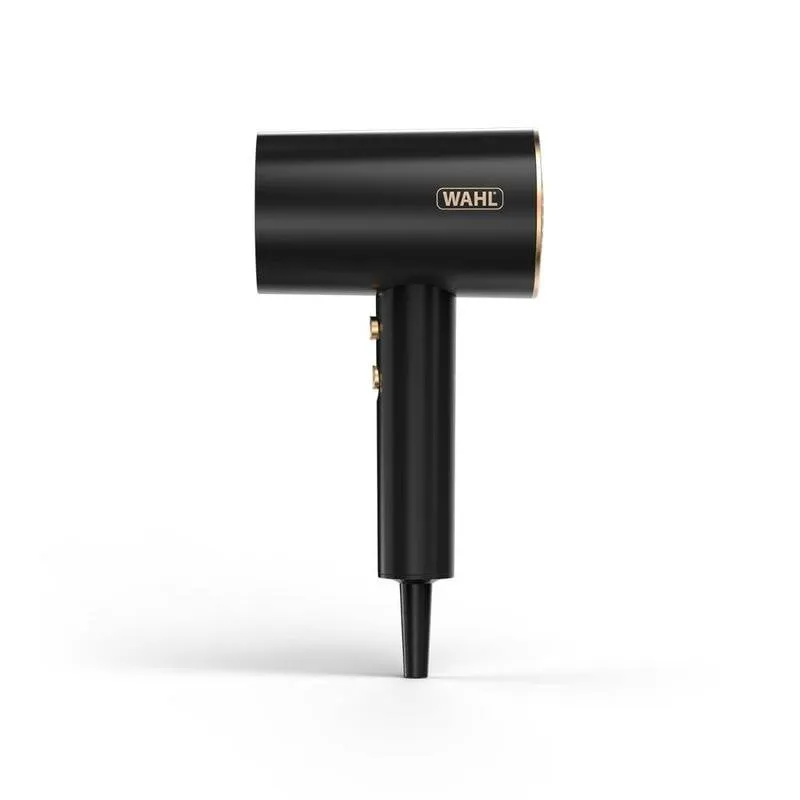 Phon Ionico Wahl Ionic Flow 2100W 2 Temperature 2 Velocità con Diffusore e Concentratore Nero Oro - immagine 1
