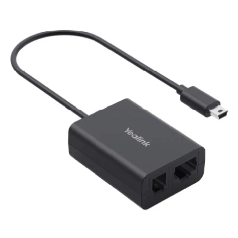 Adattatore Yealink EHS62 per cuffie cablate compatibile telefoni IP nero - immagine 1