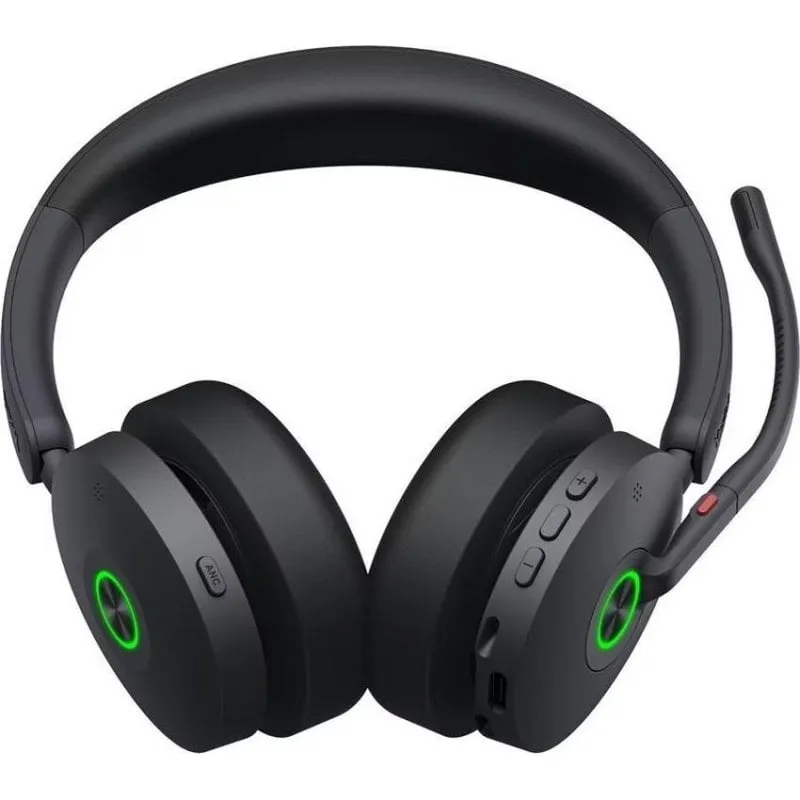 Auricolari Yealink BH74 wireless Bluetooth USB-C per ufficio con Cancellazione Rumore neri - immagine 1