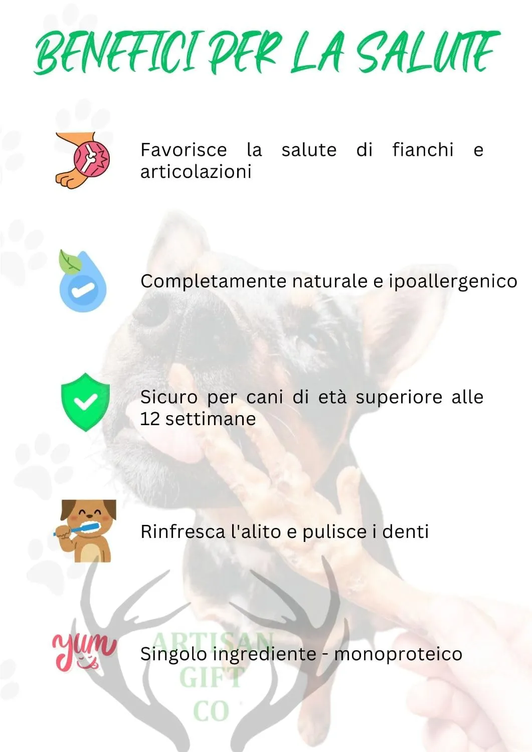 Zampe di Pollo per cani, 250 g. - immagine 3