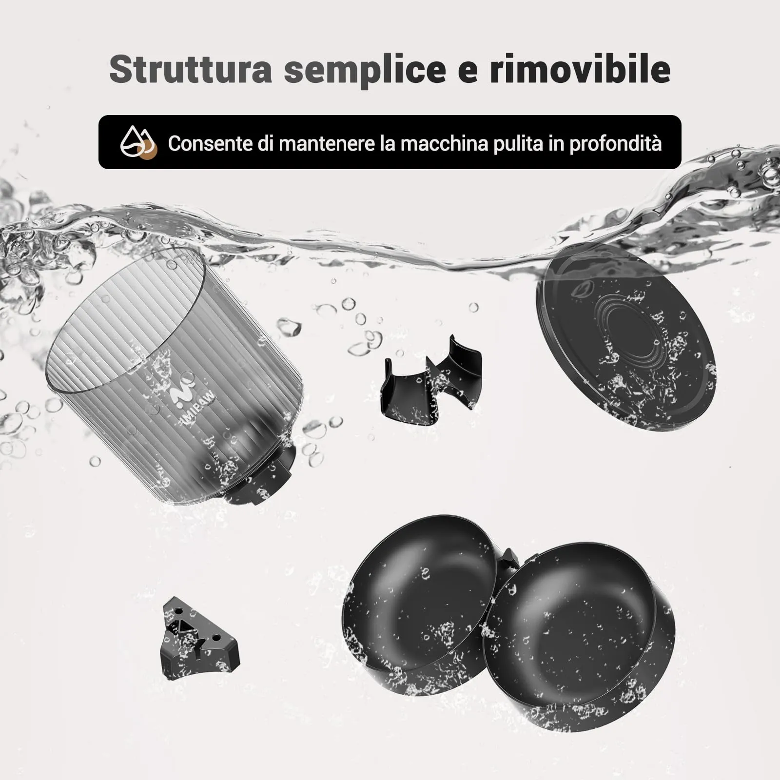 IMIPAW Distributore Automatico Cibo Gatti con 2 Ciotole, Controllato da APP - immagine 6