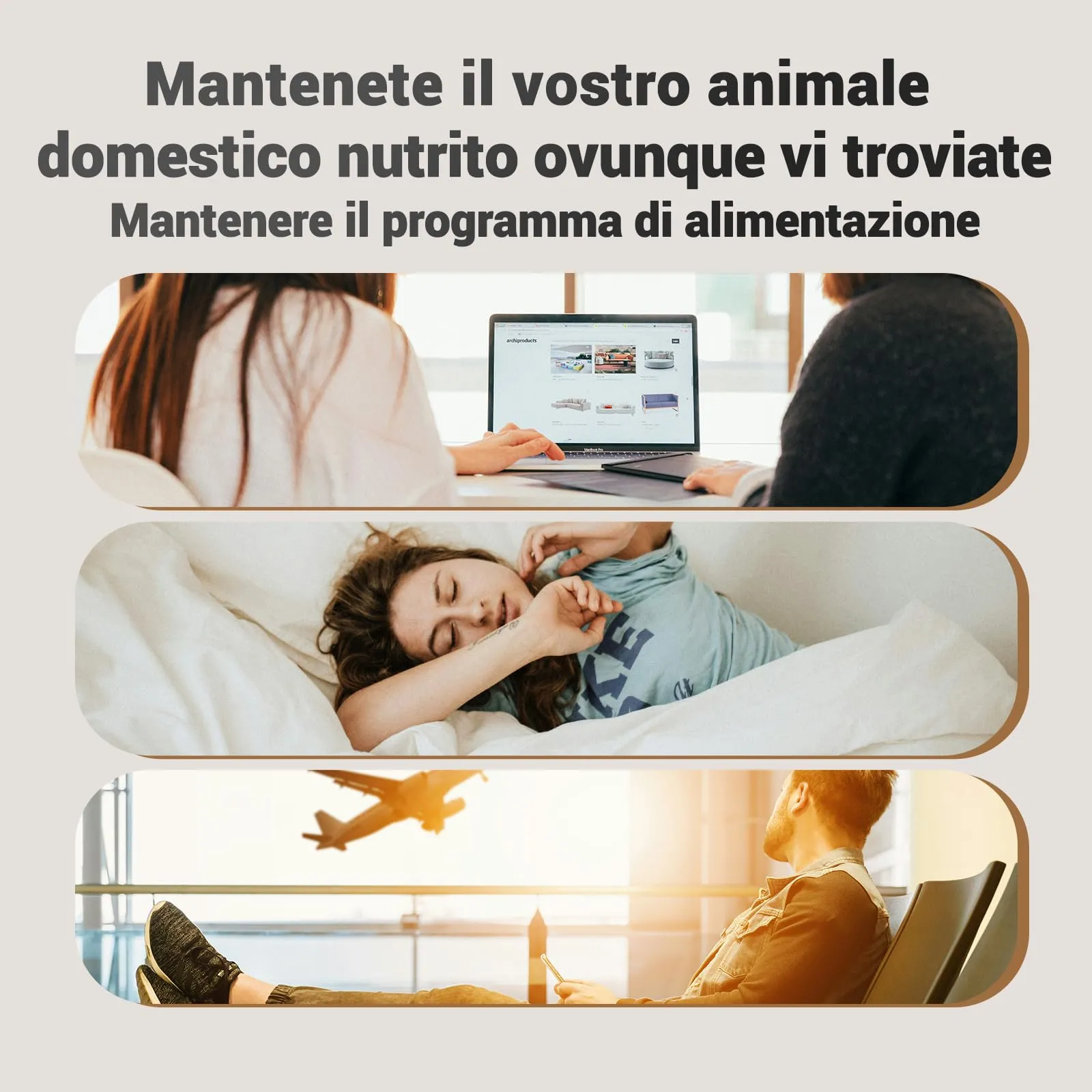 IMIPAW Distributore Automatico Cibo Gatti con 2 Ciotole, Controllato da APP - immagine 8