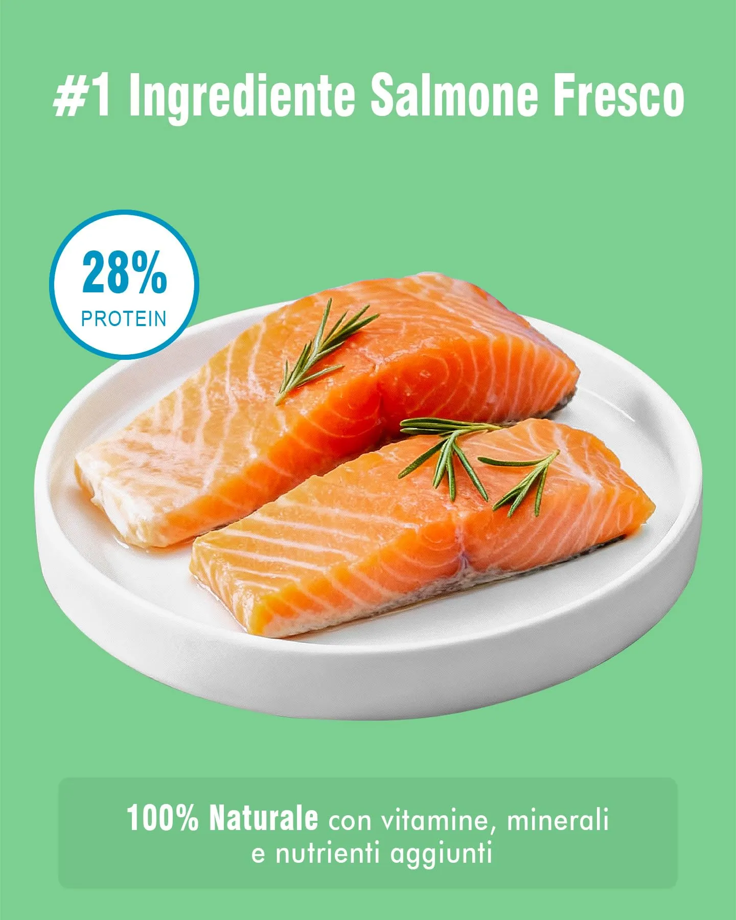 REVER Cibo Secco per Cani Adulti Senza Cereali con Salmone Fresco - immagine 3