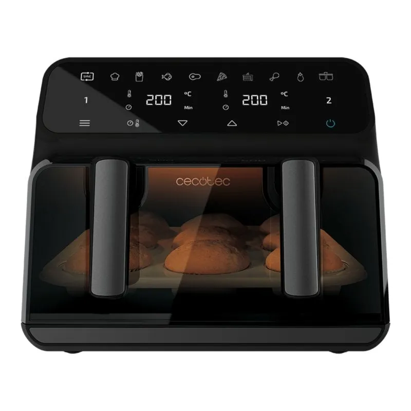 Friggitrice ad Aria Cecotec Cecofry Advance 9000 Window 9L 2200W Finestra - immagine 1