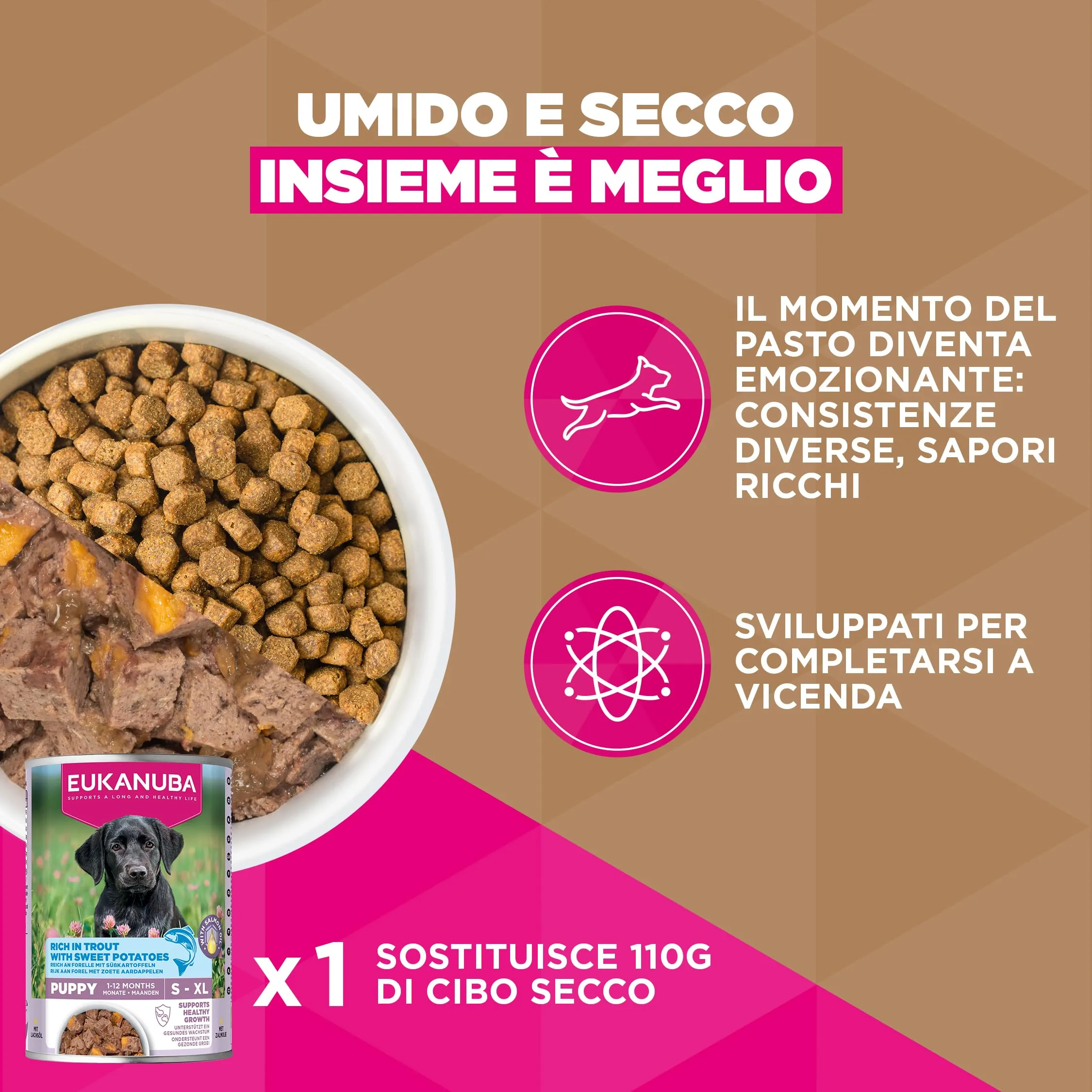 EUKANUBA Crocchette per cuccioli taglia grande con pesce, 12 kg - immagine 7