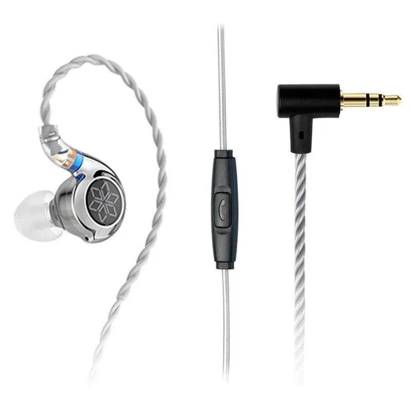 Auricolari FiiO FD11 MIC con cavo, microfono integrato, Hi-Res Audio, jack 3,5 mm, neri - immagine 1