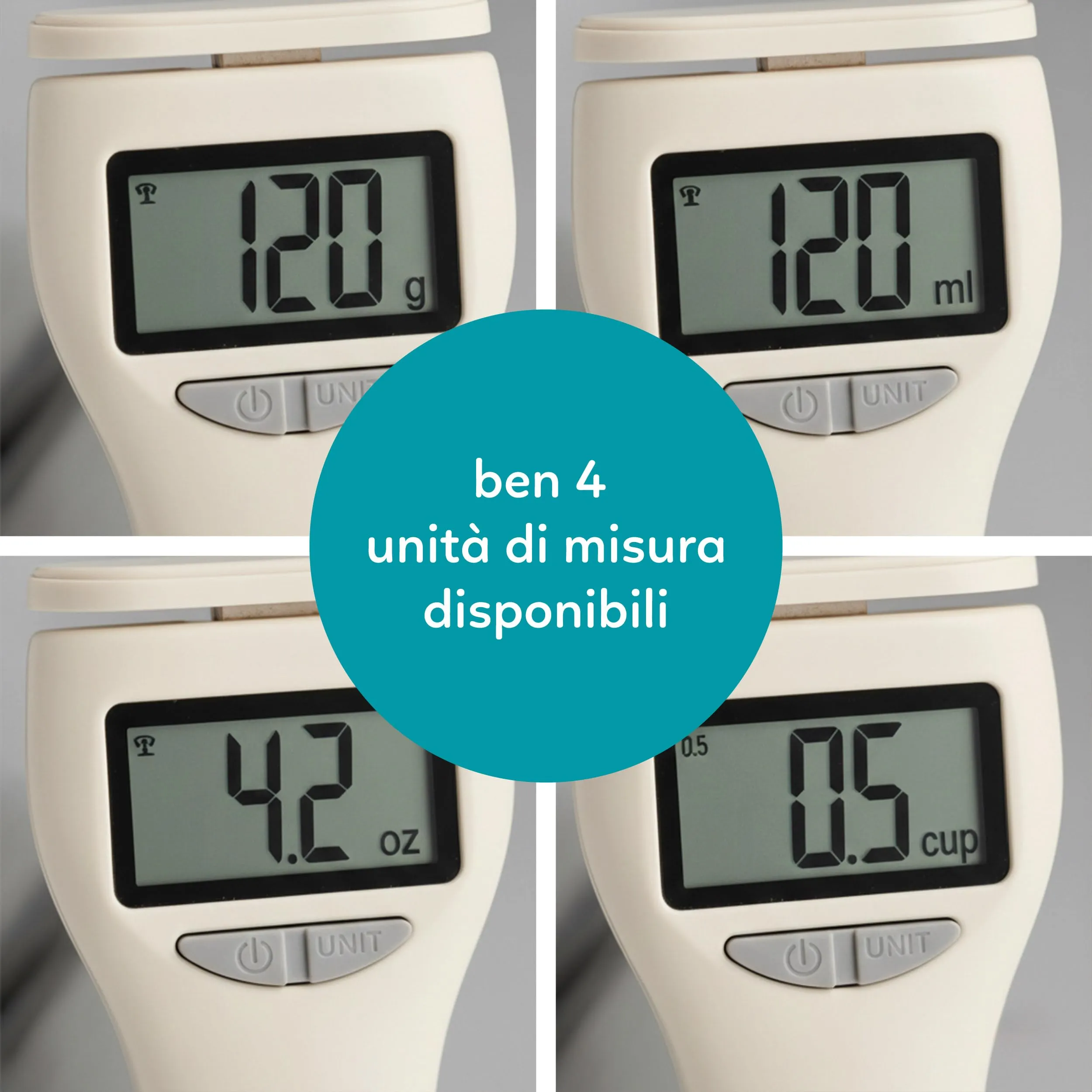 AQPET Friends Bilancino Digitale per Crocchette con Cucchiaio 800 g, Bianco - immagine 4