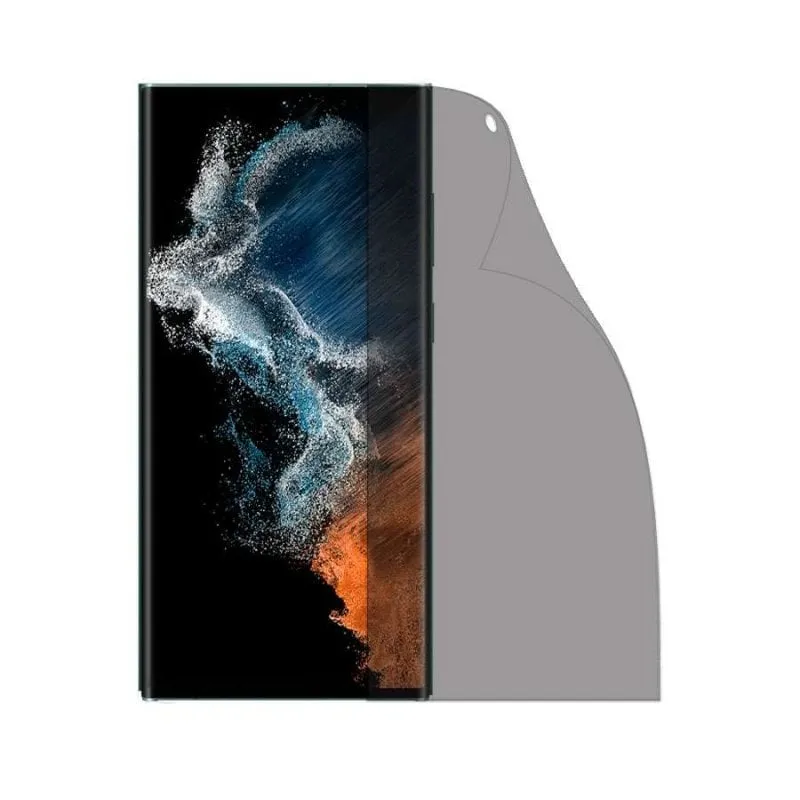 Vetro Temperato Infrangibile Antispia Samsung Galaxy S22 Ultra Protezione Totale - immagine 1