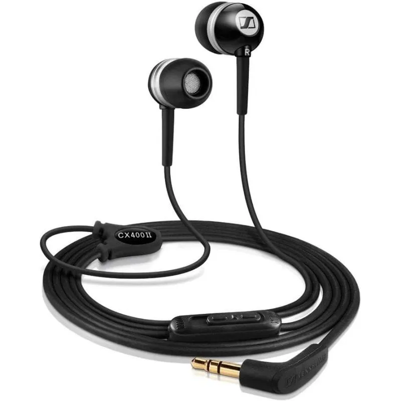 Auricolari Sennheiser CX 400 II Precision cablati riduzione rumore controllo nero - immagine 1
