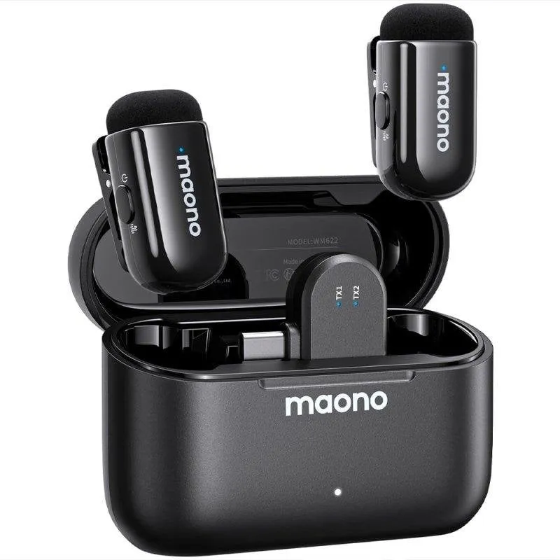 Microfono Maono WM622 PC2 wireless USB UHF portatile per PC - immagine 1
